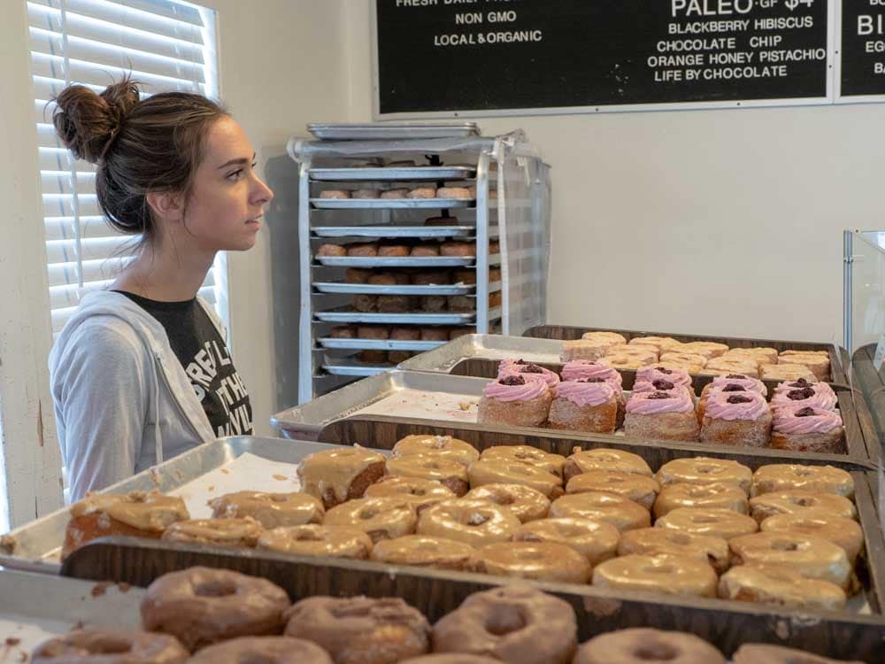 Nashville Tennessee Five Daughters bakery donus trays