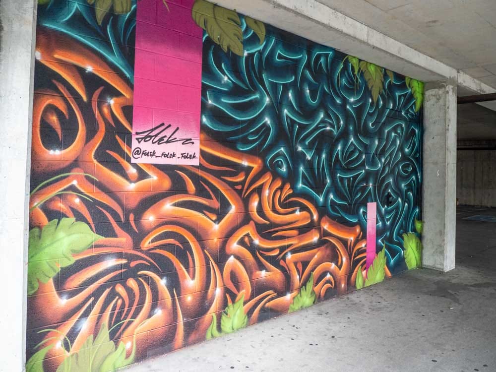 Folek mural Elliston garage