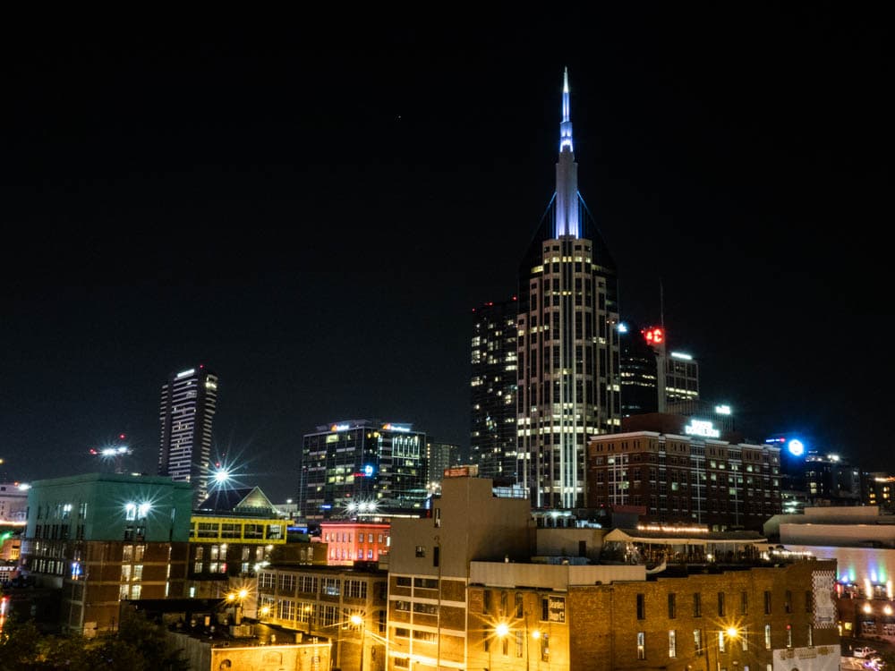 Nashville in 3 days: See the night skyline