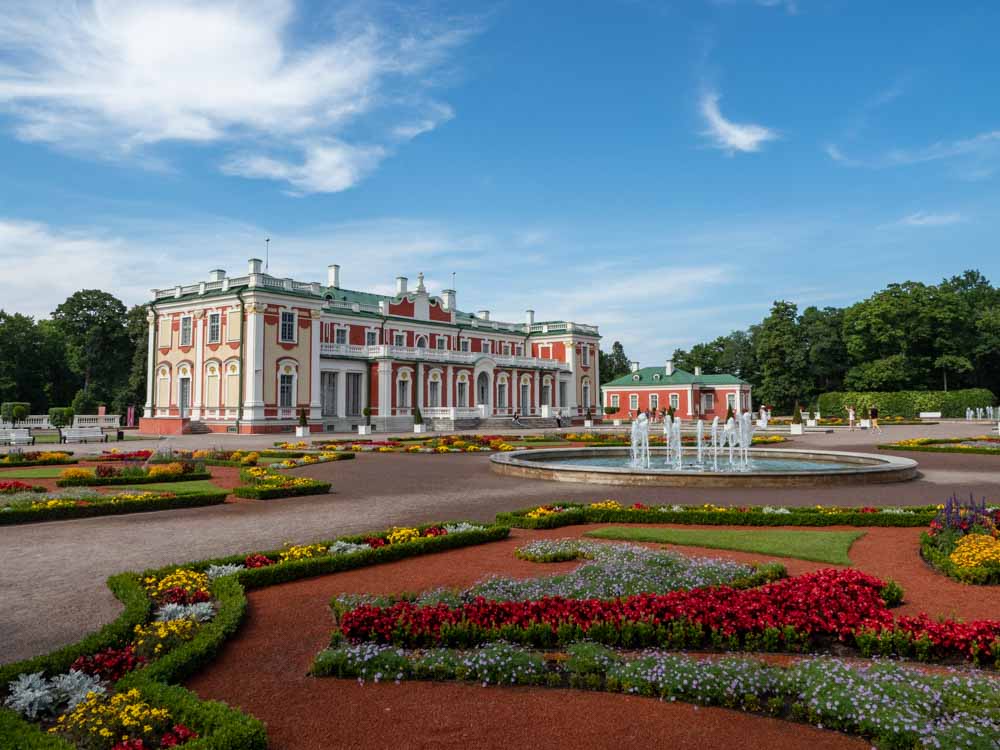 14 Things to Do in Tallinn: Bonny History, Hip Haunts & Soviet Wreckage Kadriorg Palace in Tallinn Estonia, flowers in summer