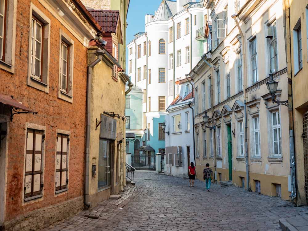 Best things to do in Tallinn: wandering old town narrow streets