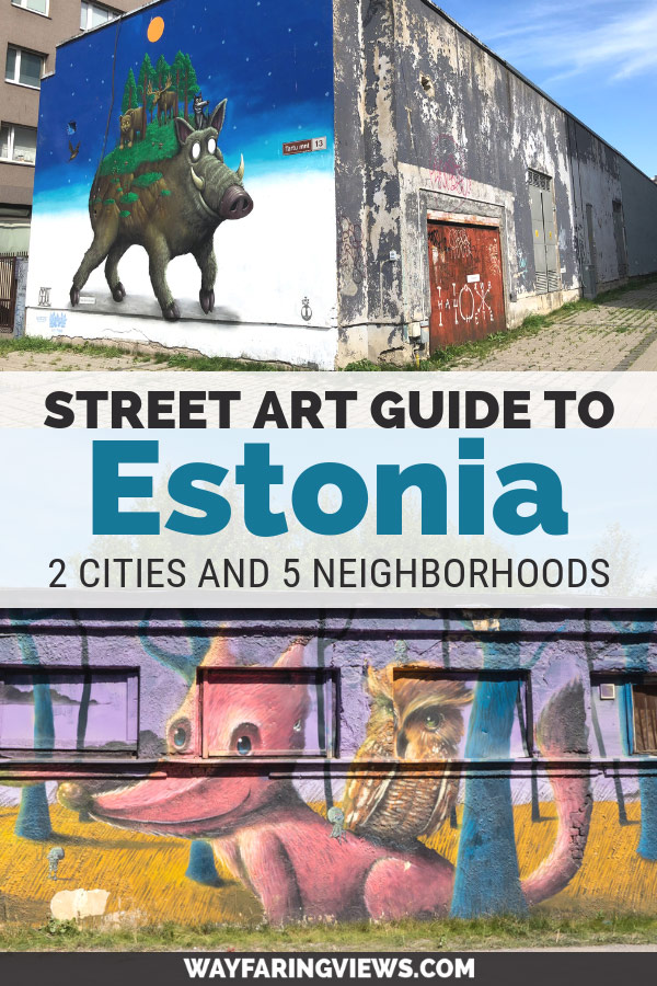Explore street art in Estonia with this guide to the murals in Tallinn and Tartu. Find murals featuring folklore, nature, history and culture.