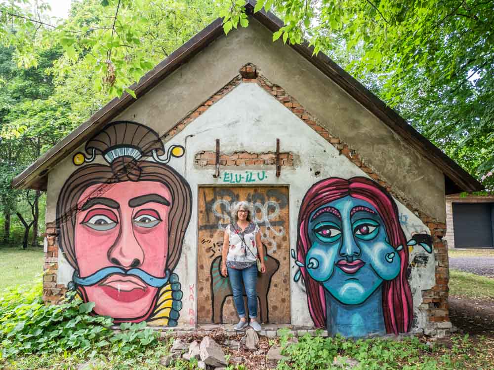 Tartu Soviet Cold War Shelter street art mural
