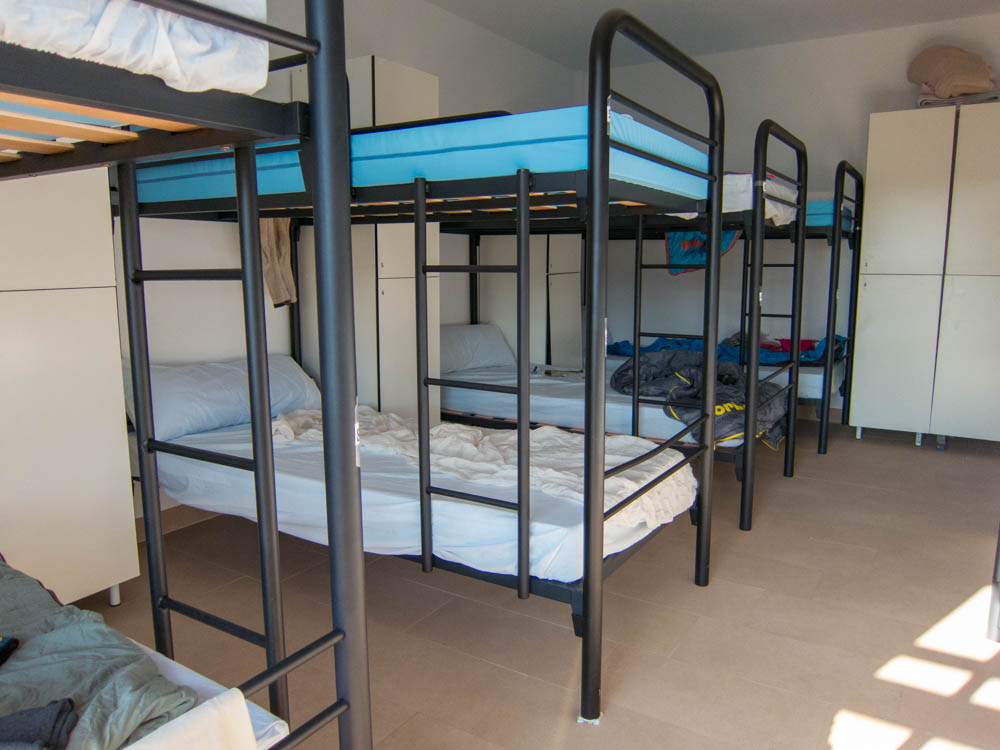 Camino de Santiago albuerge with bunk beds