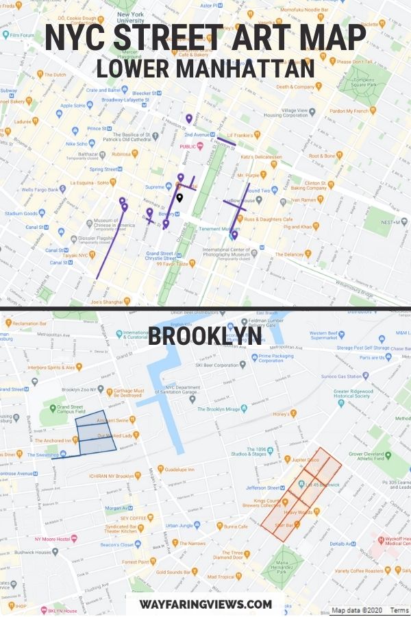 New York CIty Street art map