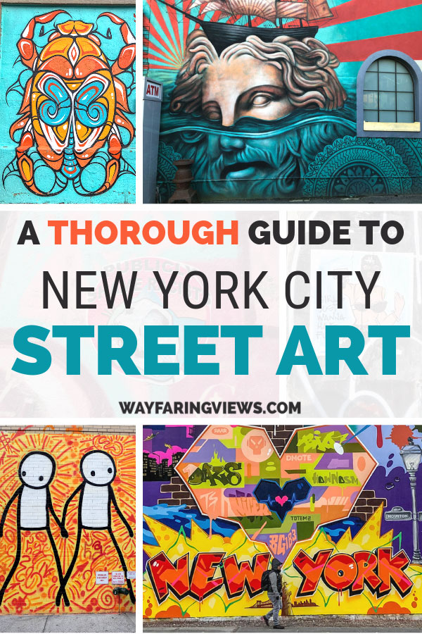 Take a tour of street art in New York that covers Brooklyn and Manhattan. This NYC mural guide includes a free map.