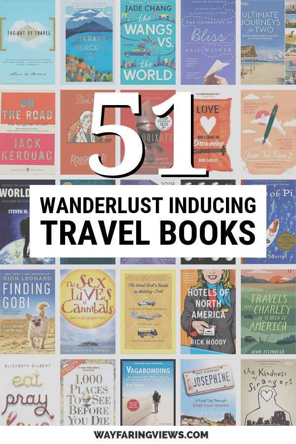 51 best travel books with book covers