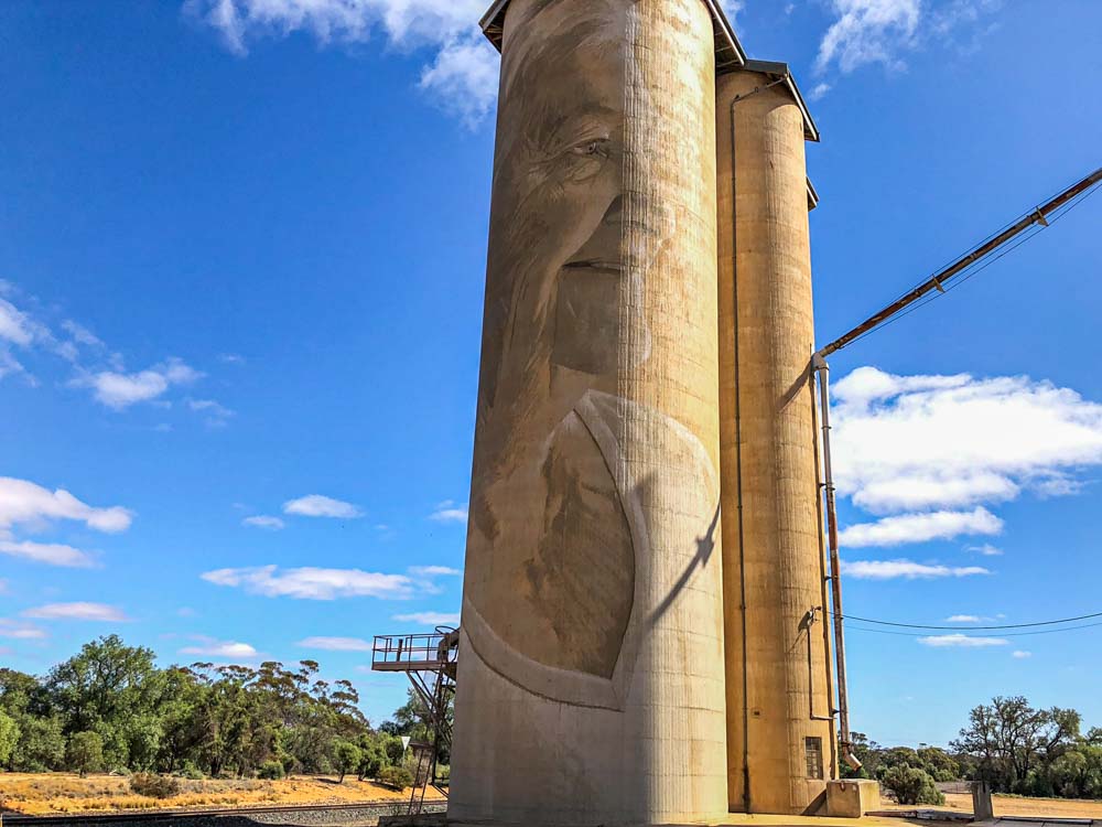 Painted silos of Australia, Rone mural Lascelles