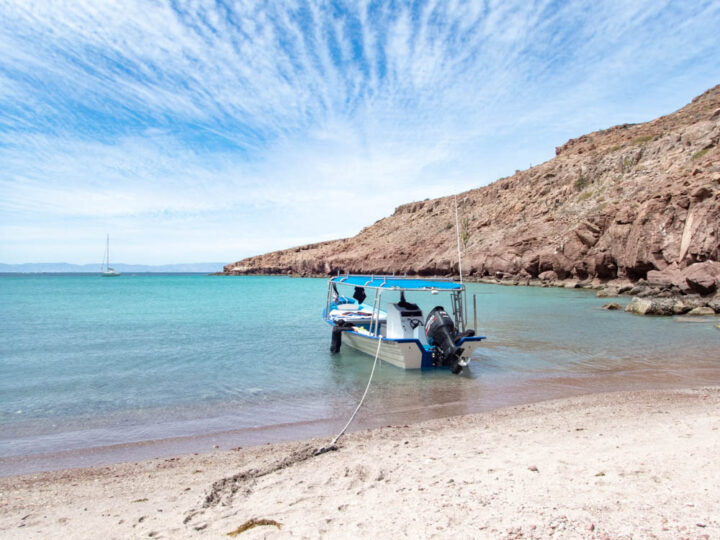 Isla Partida beach near La Paz Mexico