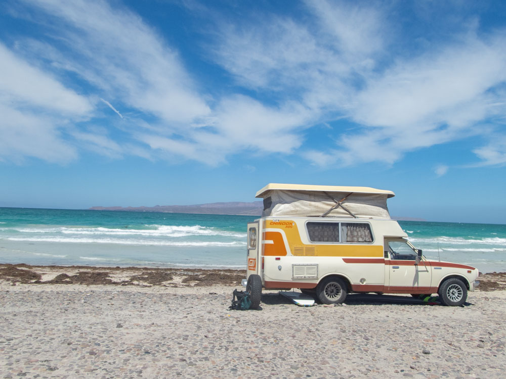 La Paz Beaches: Tecalote beach