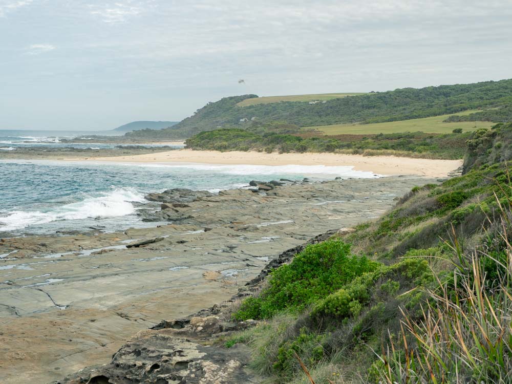 Elliot River Addis Coastal Reserve Storm Point Apollo Bay Australia. Beach and dunes