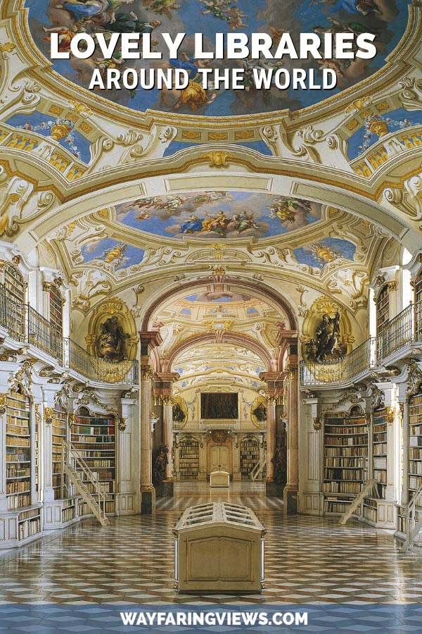 Lovely libraries around the world. Famous and beautiful libraries
