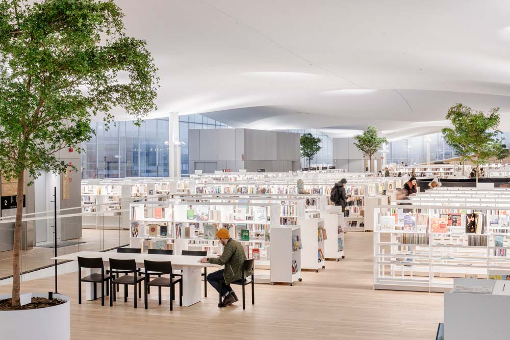 Helsinki Oodi library interior