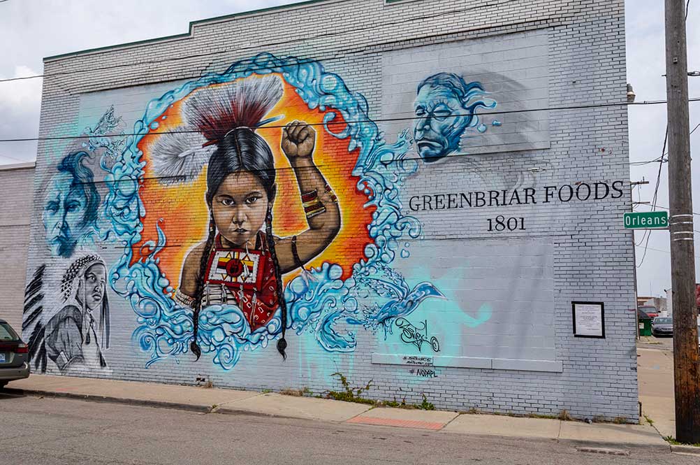 Detroit Eastern Market Mural sintex