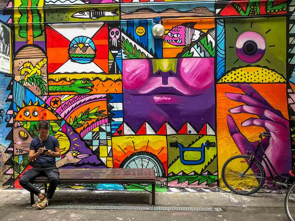 Berlin Rosenthaler Strasse mural