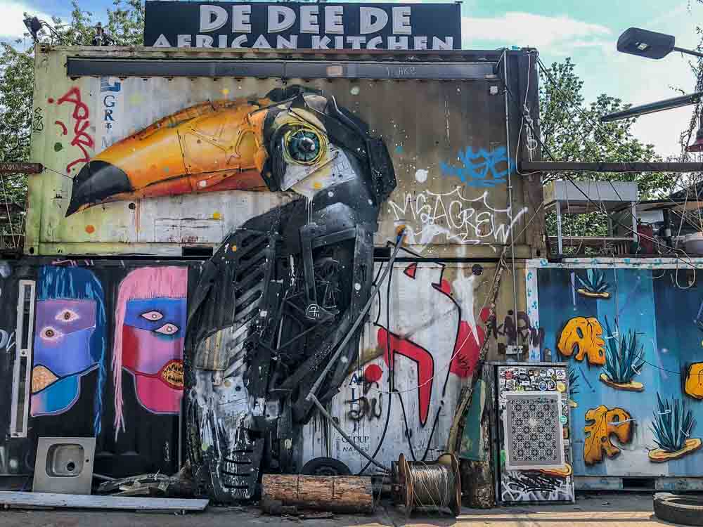 Berlin street art Urban Spree Toucan art BordalloII