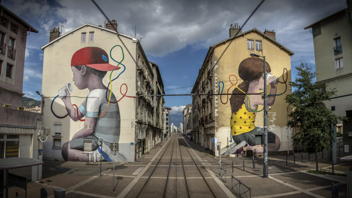 France Grenoble Alps Street Art Festival Seth Mural
