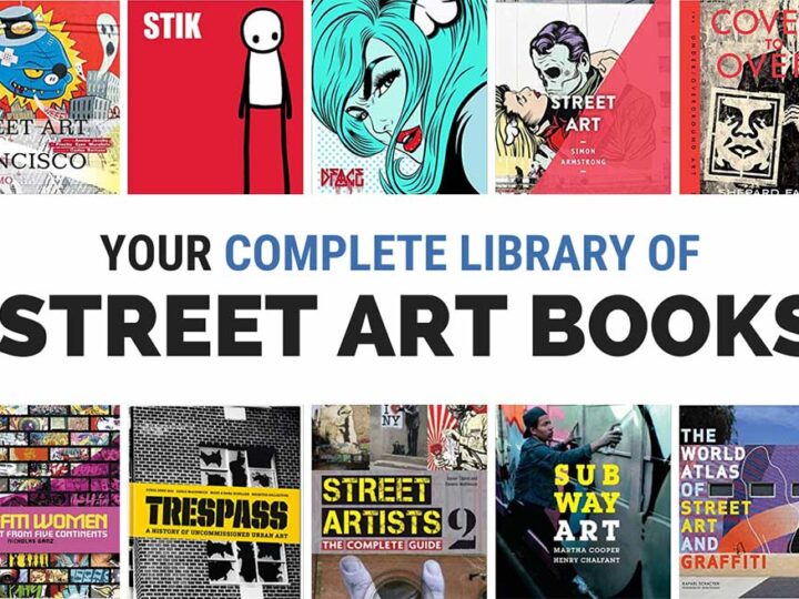 Collection of Street Art Graffiti Books
