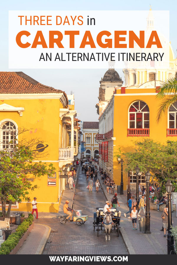 itinerary for Old town cartagena in three days