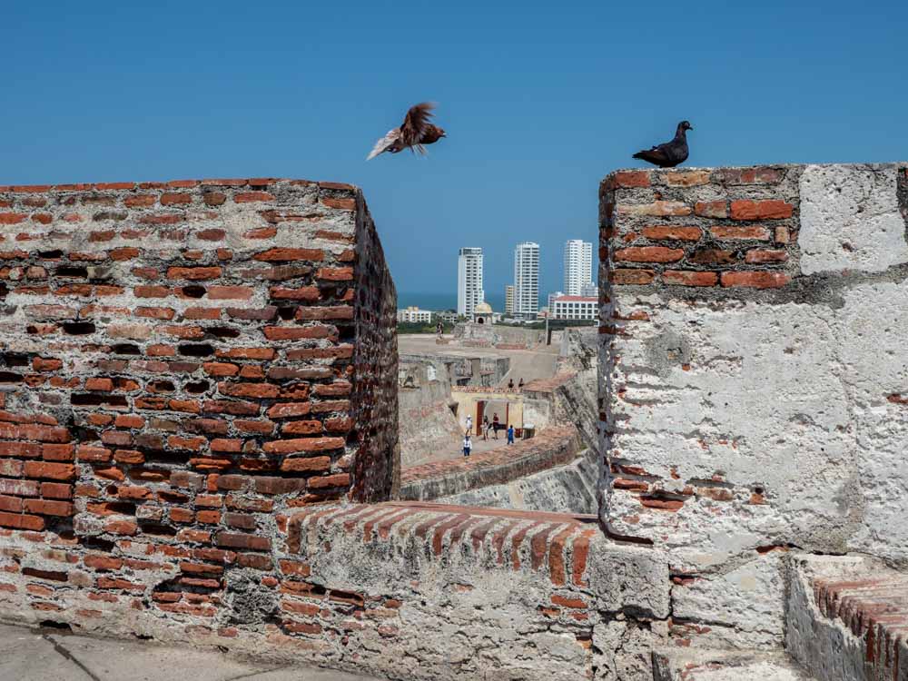 Cartagena Castillo San Felipe de Barajas view of city
