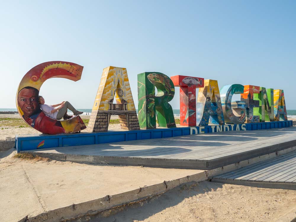 Cartagena in three days- Cartagena sign