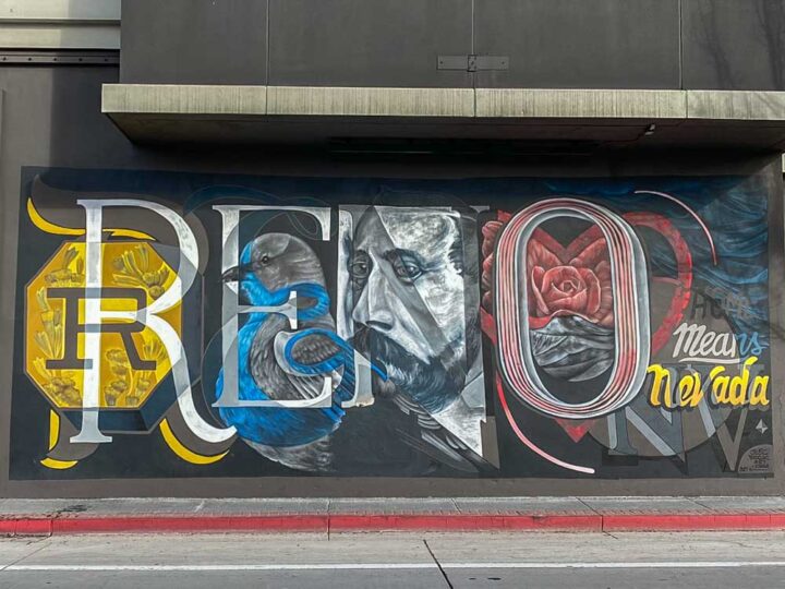 Reno Nevada street art mural