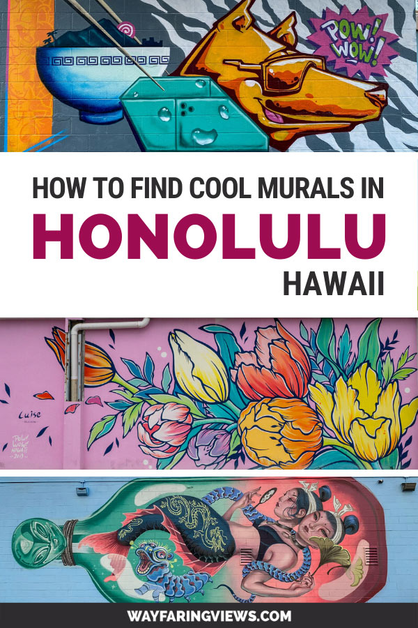 Honolulu street art guide- find cool murals