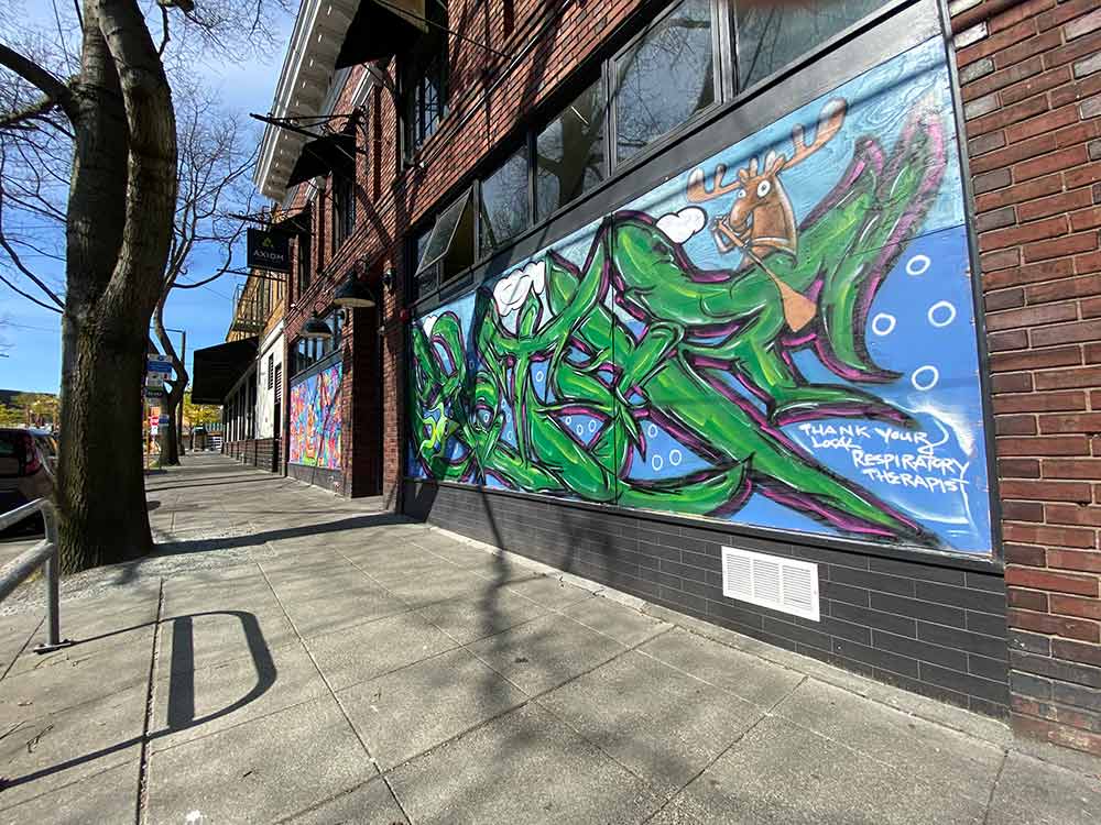 Ballard Seattle coronavirus Murals