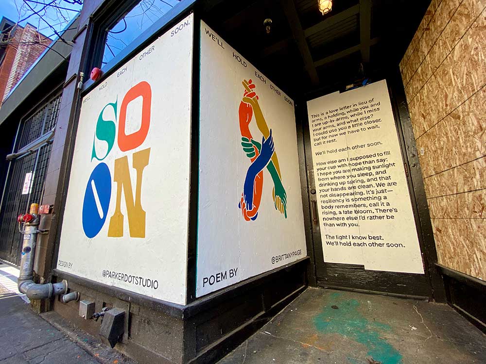 Seattle coronavirus Murals by Parker Dot Studio & Brittany Paige