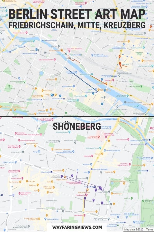 Berlin street art map
