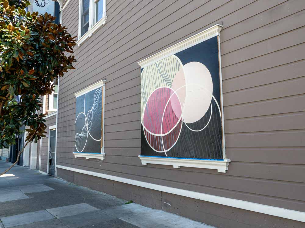 Sanfrancisco Street art strider patton