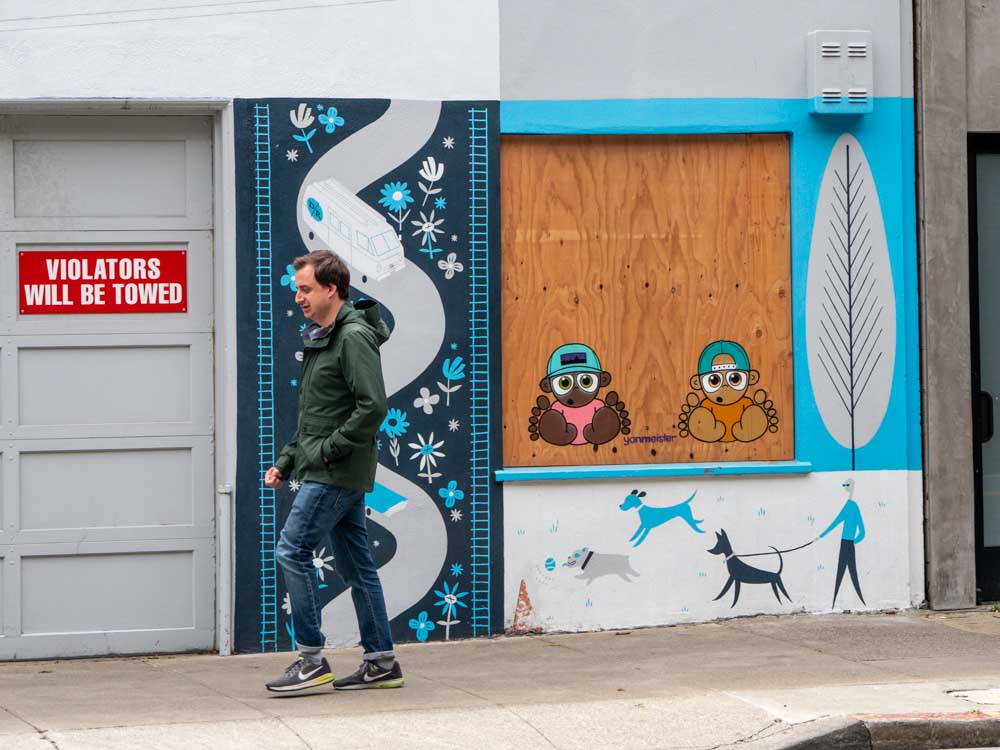 San Francisco Street art yon meister. Hayes Valley