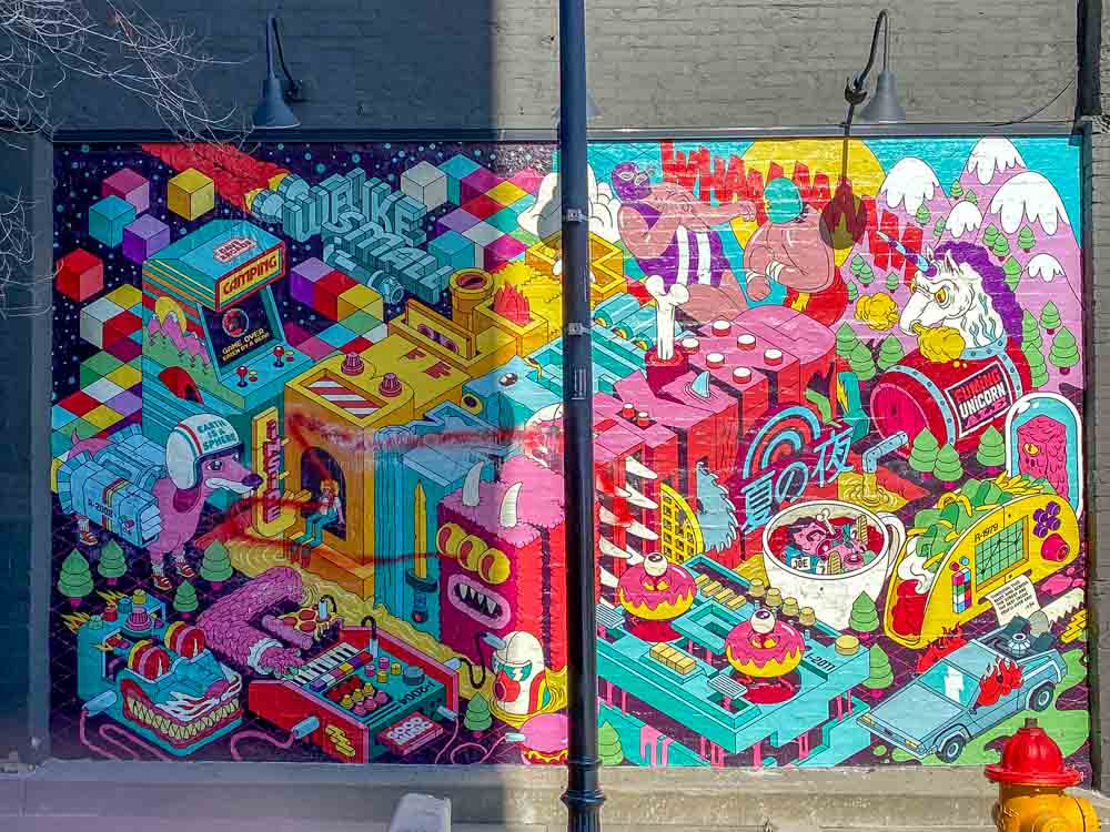 SLC mural Belief in the Making Dave Arcade
