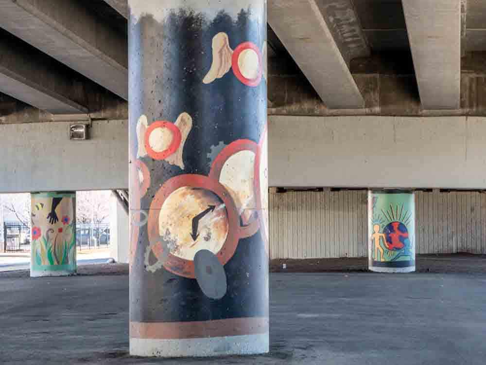Salt Lake City 9 Pillars Project street art
