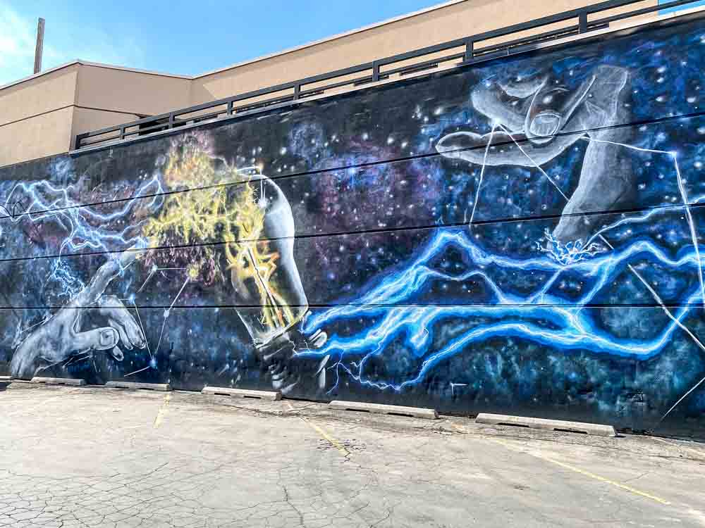 The Spark Mural in South Salt Lake by Brandon Brumfield