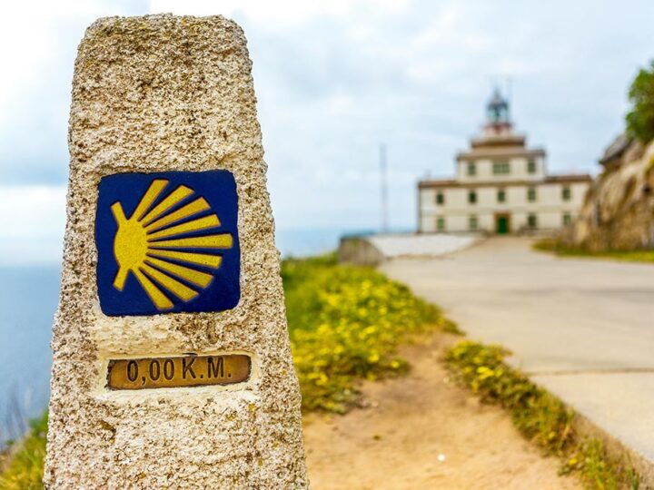Camino de Santiago finesterre sign