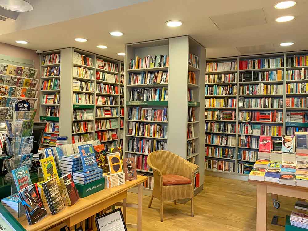 London Review of Books Russell Square. Bookstore interior
