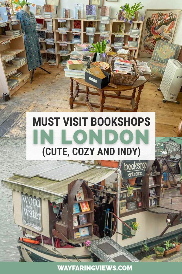 must visit bookshops in London, England