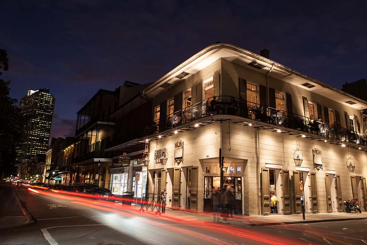 New Orleans French Quarter at night