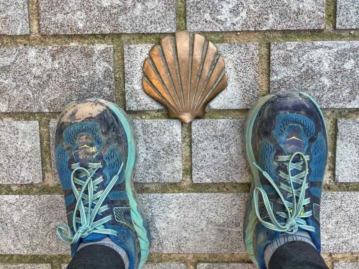 Best shoes for Camino de Santiago - trail runners and shell