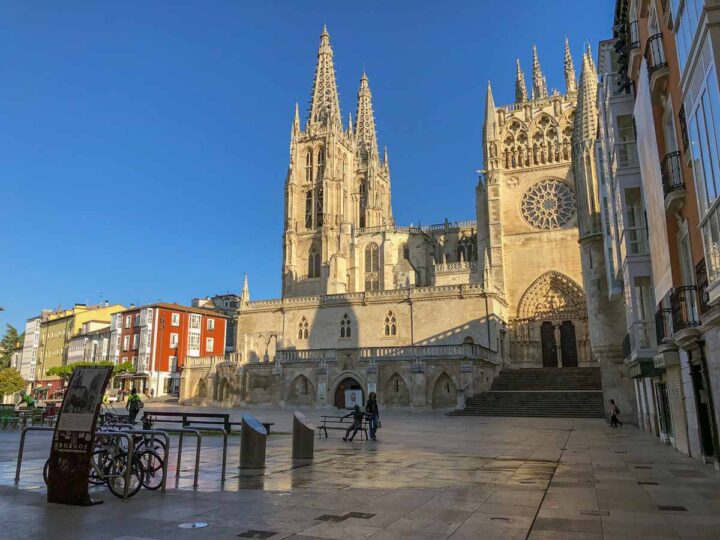 Camino de Santiago Burgos Cathedral square