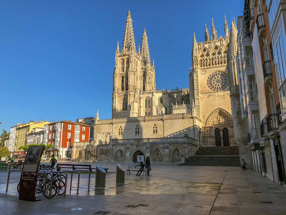 Camino de Santiago Burgos Cathedral square