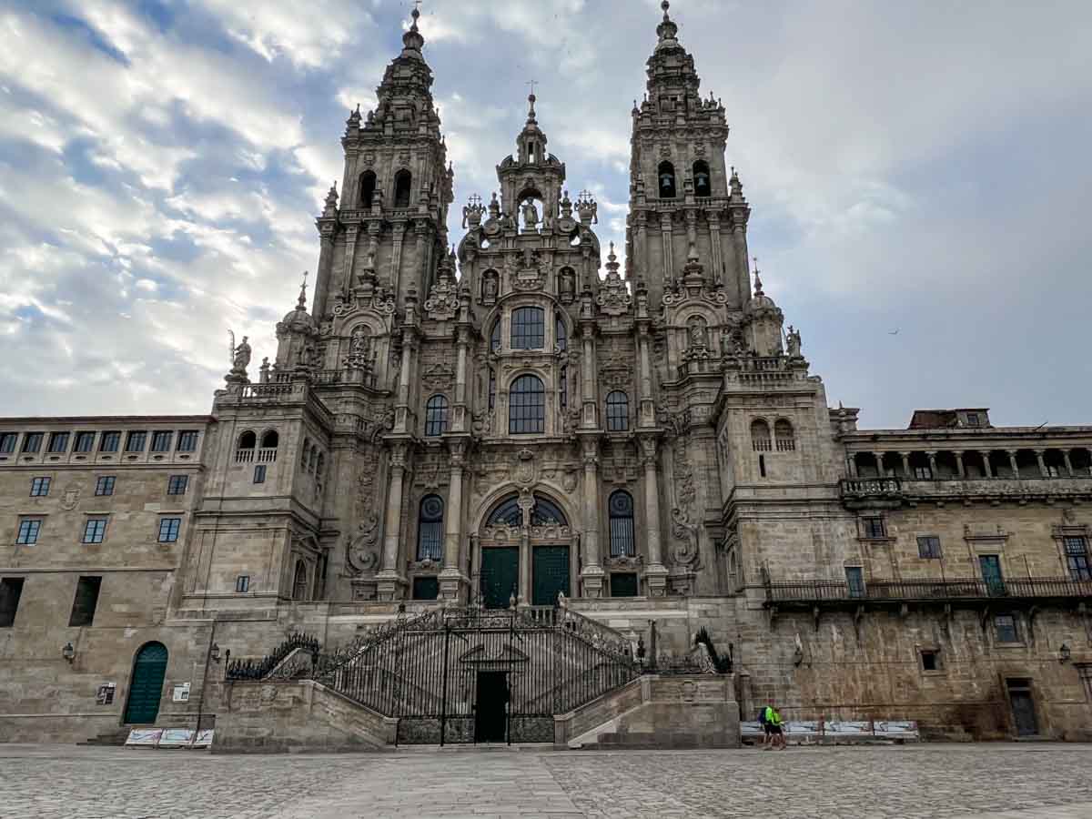 Santiago de Compostela cathedral in the morning light