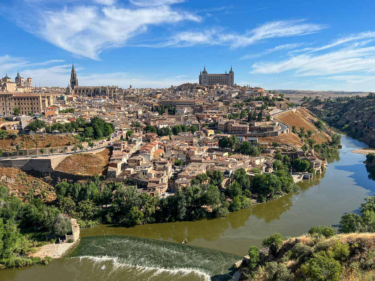 Old town Toledo Spain from the overlook