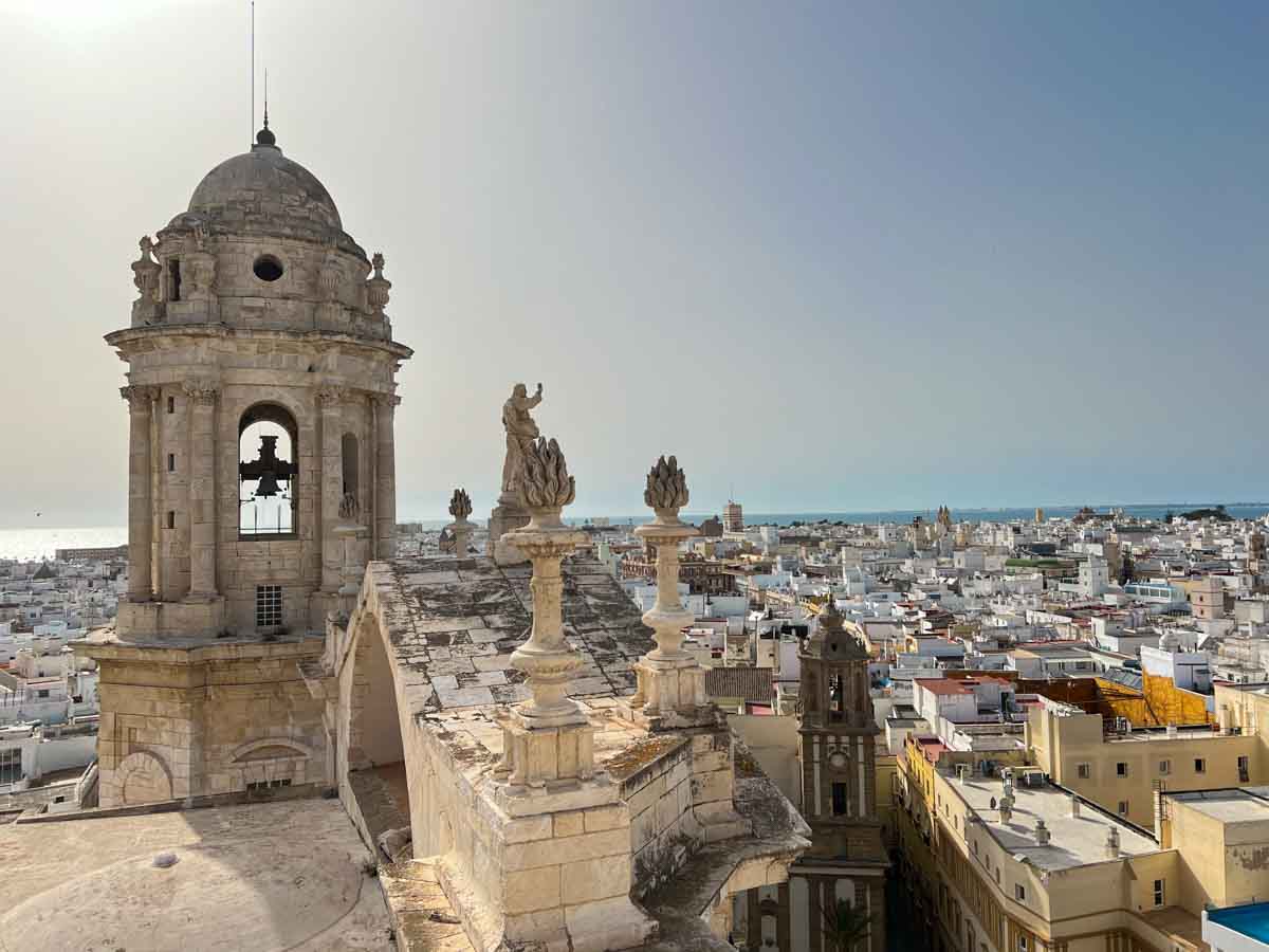 City view of Cádiz from the cathedral