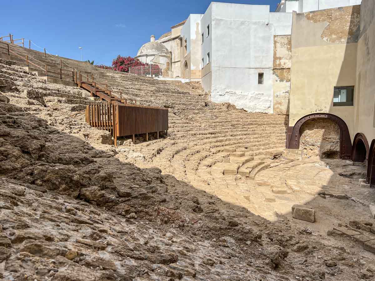 Roman ampitheater ruins Cádiz