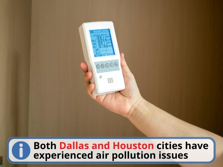 Air Quality Dallas VS Houston