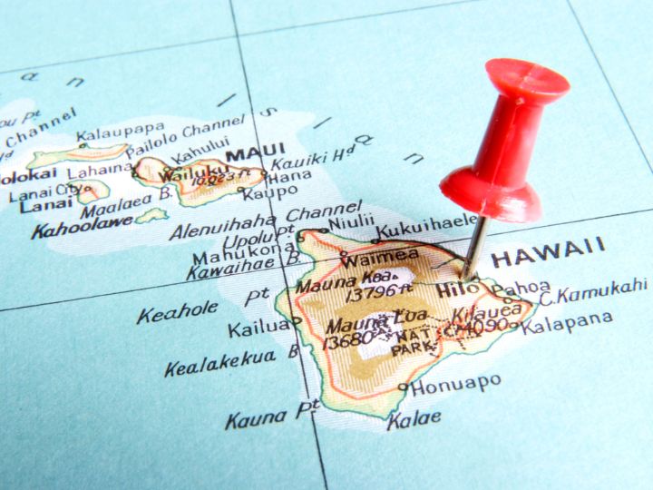 Location of Hawaii