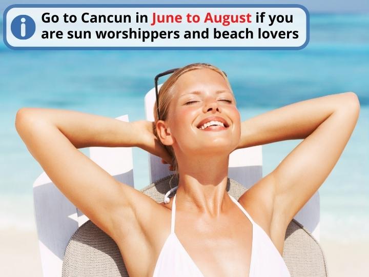 The Warmest Months in Cancun