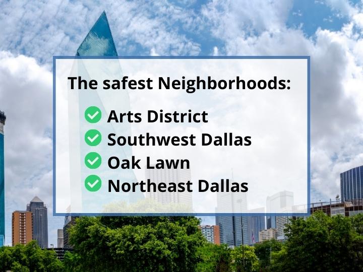 safest neighborhoods Dallas